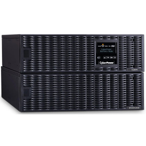 CyberPower OL8KRT 6U Rack or Tower UPS, RM Card, UL Rated, LCD panel, 3 NEMA L6-30R & 1 Hardwire Terminal Block, generator compatibility